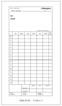 Load image into Gallery viewer, Time Cards